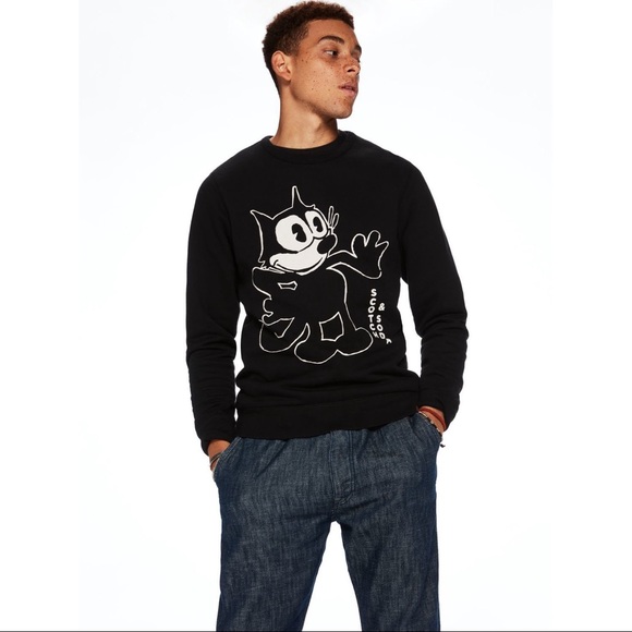 scotch and soda felix the cat sweatshirt